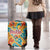 Bhutan Dragon Luggage Cover with Traditional Cloud Motif in Vibrant Himalayan Colors