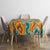 Bhutan Dragon Tablecloth with Traditional Cloud Motif in Vibrant Himalayan Colors