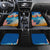 Bhutan Lotus Blossom Car Mats with White Dragon and Sacred Cloud Harmony