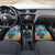 Bhutan Lotus Blossom Car Mats with White Dragon and Sacred Cloud Harmony