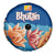 Bhutan Lotus Blossom Spare Tire Cover with White Dragon and Sacred Cloud Harmony