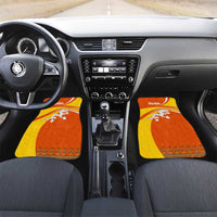 Bhutan Heritage Car Mats with Paro Monastery and Druk Dragon