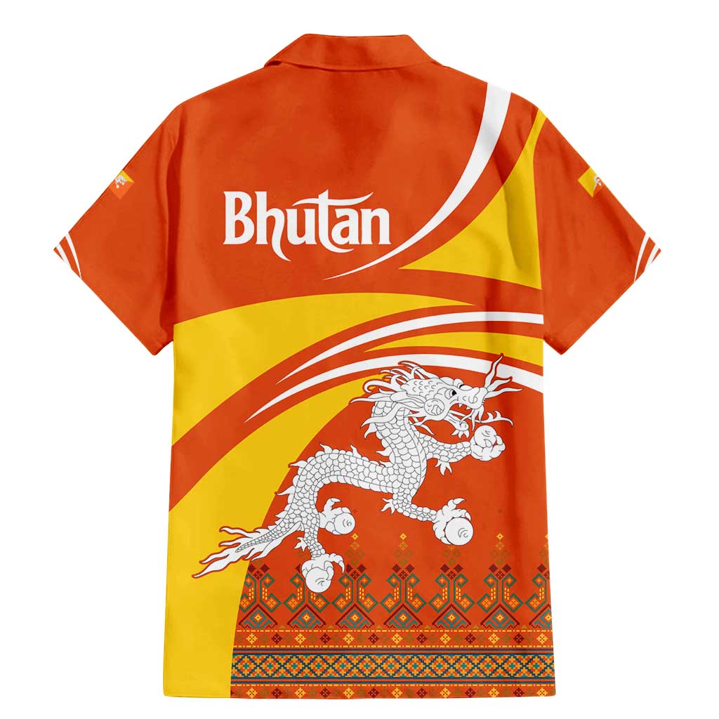 Bhutan Heritage Family Matching Mermaid Dress and Hawaiian Shirt with Paro Monastery and Druk Dragon