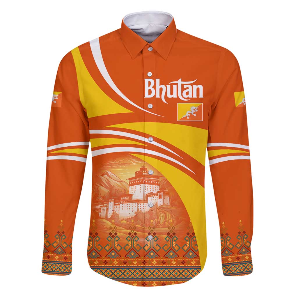 Bhutan Heritage Family Matching Puletasi and Hawaiian Shirt with Paro Monastery and Druk Dragon