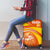Bhutan Heritage Luggage Cover with Paro Monastery and Druk Dragon