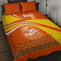 Bhutan Heritage Quilt Bed Set with Paro Monastery and Druk Dragon