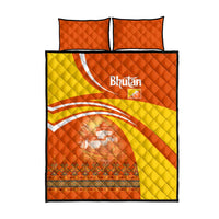 Bhutan Heritage Quilt Bed Set with Paro Monastery and Druk Dragon