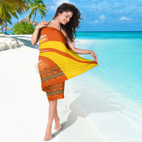 Bhutan Heritage Sarong with Paro Monastery and Druk Dragon