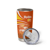 Bhutan Heritage Tumbler Cup with Paro Monastery and Druk Dragon