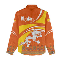 Bhutan Heritage Women Casual Shirt with Paro Monastery and Druk Dragon