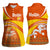Bhutan Heritage Women Sleeveless Polo Shirt with Paro Monastery and Druk Dragon