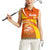 Bhutan Heritage Women Sleeveless Polo Shirt with Paro Monastery and Druk Dragon