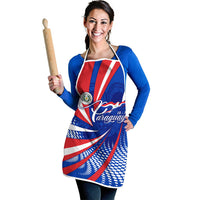 Paraguay Flag Day Apron Patriotic Sunburst Traditional Ñandutí Lace