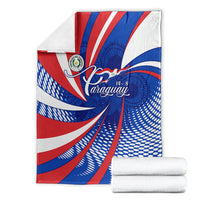 Paraguay Flag Day Blanket Patriotic Sunburst Traditional Ñandutí Lace