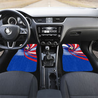 Paraguay Flag Day Car Mats Patriotic Sunburst Traditional Ñandutí Lace