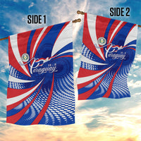 Paraguay Flag Day Garden Flag Patriotic Sunburst Traditional Ñandutí Lace