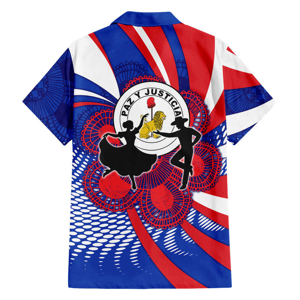 Paraguay Flag Day Hawaiian Shirt Patriotic Sunburst Traditional Ñandutí Lace
