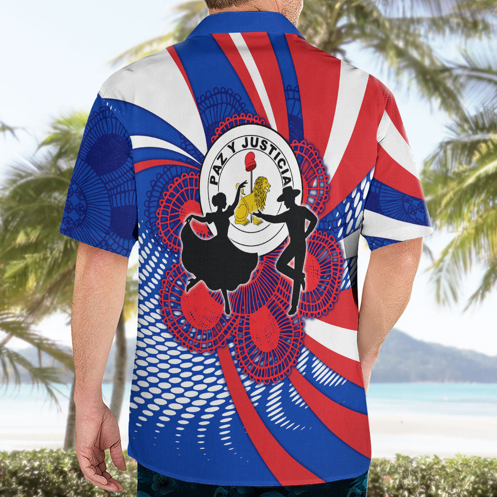 Paraguay Flag Day Hawaiian Shirt Patriotic Sunburst Traditional Ñandutí Lace