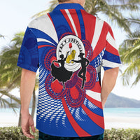 Paraguay Flag Day Hawaiian Shirt Patriotic Sunburst Traditional Ñandutí Lace