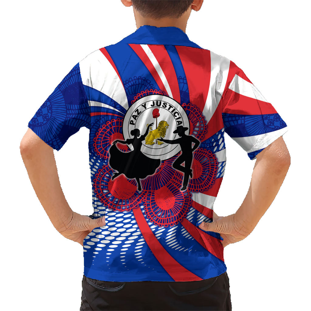 Paraguay Flag Day Hawaiian Shirt Patriotic Sunburst Traditional Ñandutí Lace