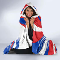 Paraguay Flag Day Hooded Blanket Patriotic Sunburst Traditional Ñandutí Lace