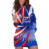 Paraguay Flag Day Hoodie Dress Patriotic Sunburst Traditional Ñandutí Lace
