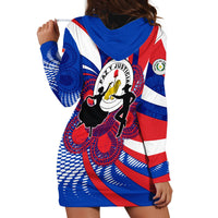 Paraguay Flag Day Hoodie Dress Patriotic Sunburst Traditional Ñandutí Lace