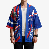 Paraguay Flag Day Kimono Patriotic Sunburst Traditional Ñandutí Lace