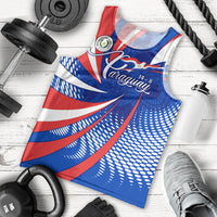 Paraguay Flag Day Men Tank Top Patriotic Sunburst Traditional Ñandutí Lace