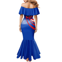Paraguay Flag Day Mermaid Dress Patriotic Sunburst Traditional Ñandutí Lace