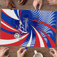 Paraguay Flag Day Puzzle Patriotic Sunburst Traditional Ñandutí Lace