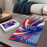 Paraguay Flag Day Puzzle Patriotic Sunburst Traditional Ñandutí Lace