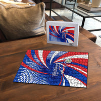 Paraguay Flag Day Puzzle Patriotic Sunburst Traditional Ñandutí Lace