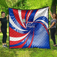Paraguay Flag Day Quilt Patriotic Sunburst Traditional Ñandutí Lace