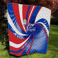 Paraguay Flag Day Quilt Patriotic Sunburst Traditional Ñandutí Lace