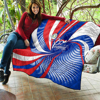 Paraguay Flag Day Quilt Patriotic Sunburst Traditional Ñandutí Lace