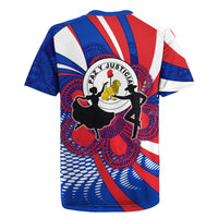 Paraguay Flag Day Rugby Jersey Patriotic Sunburst Traditional Ñandutí Lace