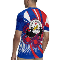 Paraguay Flag Day Rugby Jersey Patriotic Sunburst Traditional Ñandutí Lace
