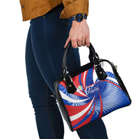 Paraguay Flag Day Shoulder Handbag Patriotic Sunburst Traditional Ñandutí Lace