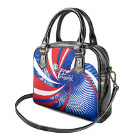 Paraguay Flag Day Shoulder Handbag Patriotic Sunburst Traditional Ñandutí Lace