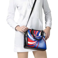 Paraguay Flag Day Shoulder Handbag Patriotic Sunburst Traditional Ñandutí Lace