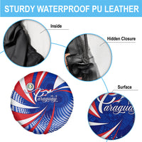 Paraguay Flag Day Spare Tire Cover Patriotic Sunburst Traditional Ñandutí Lace