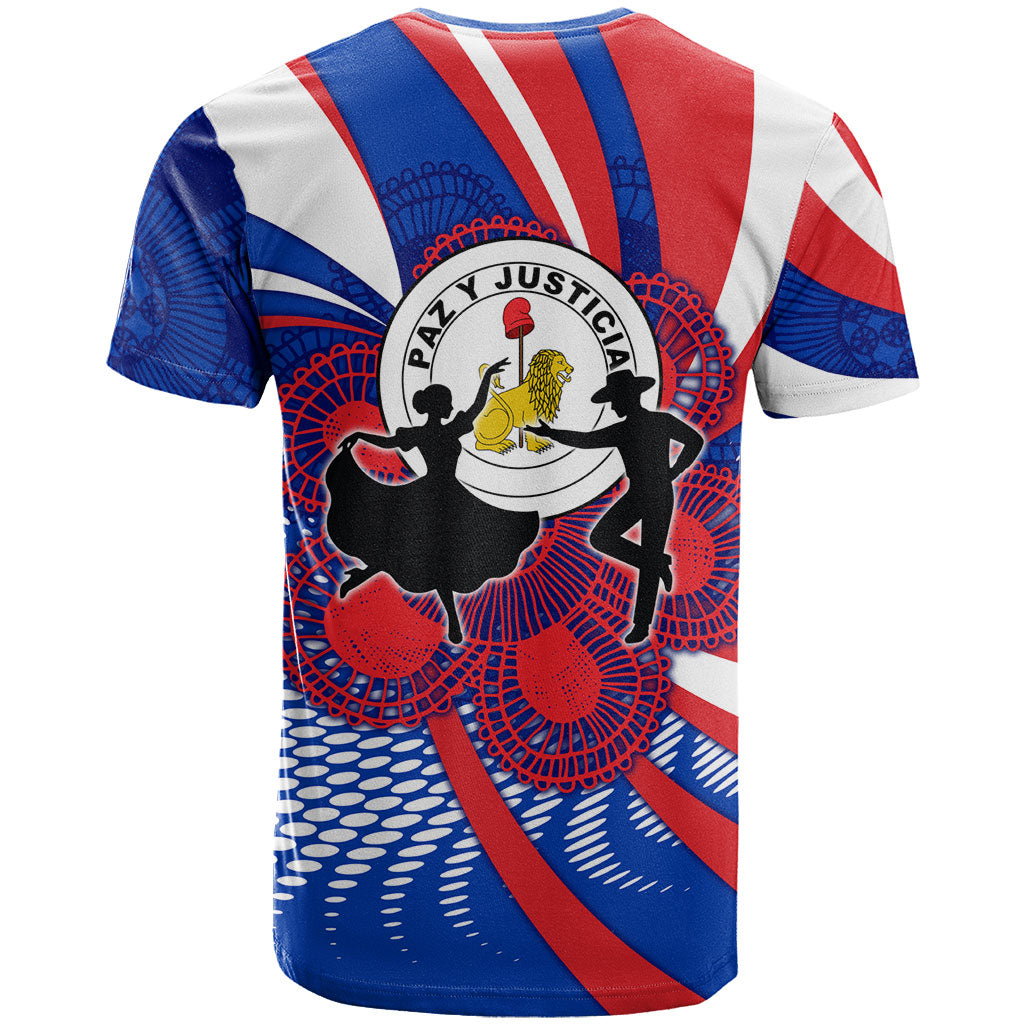 Paraguay Flag Day T Shirt Patriotic Sunburst Traditional Ñandutí Lace