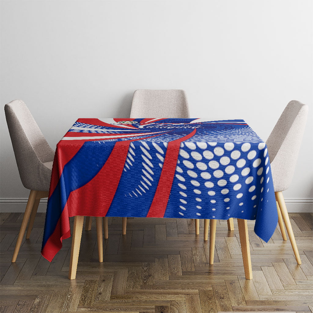 Paraguay Flag Day Tablecloth Patriotic Sunburst Traditional Ñandutí Lace