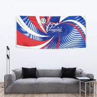 Paraguay Flag Day Tapestry Patriotic Sunburst Traditional Ñandutí Lace