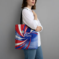 Paraguay Flag Day Tote Bag Patriotic Sunburst Traditional Ñandutí Lace