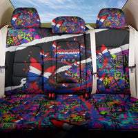 Paraguay Flag Day Back Car Seat Cover Colorful Graffiti Map Butterflies