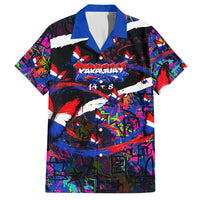 Paraguay Flag Day Hawaiian Shirt Colorful Graffiti Map Butterflies