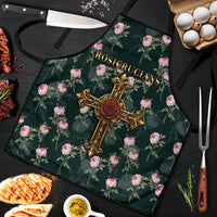 Rosicrucian Order Rose Cross Apron Gothic Baroque Crucifix Vintage Floral