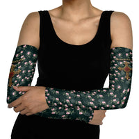 Rosicrucian Order Rose Cross Arm Sleeves Gothic Baroque Crucifix Vintage Floral